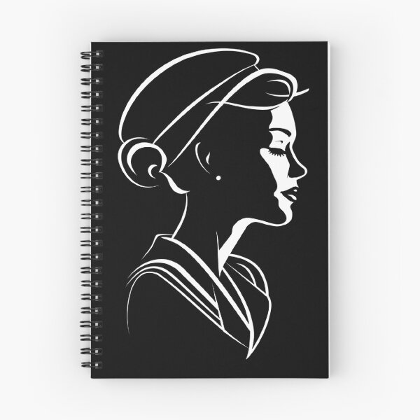 Item preview, Scandinavian Stewardess Silhouette designed and sold by BasedCanvas.