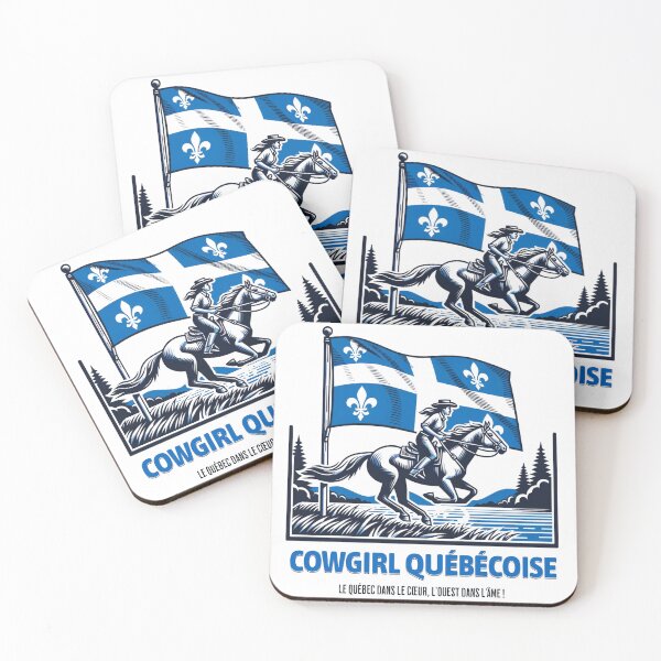 Item preview, Cowgirl Québécoise: Le Québec dans le coeur, l'Ouest dans l'âme designed and sold by Pawsitive Pixel Studio.