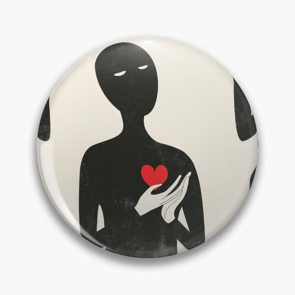 Item preview, Red Heart in Hand - Minimalist Illustration designed and sold by Piotrek0001.