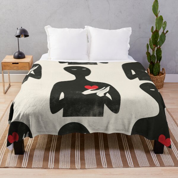 Item preview, Red Heart in Hand - Minimalist Illustration designed and sold by Piotrek0001.