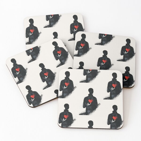 Item preview, Red Heart in Hand - Minimalist Illustration designed and sold by Piotrek0001.