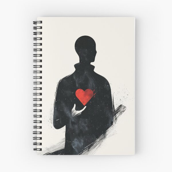 Item preview, Red Heart in Hand - Minimalist Illustration designed and sold by Piotrek0001.