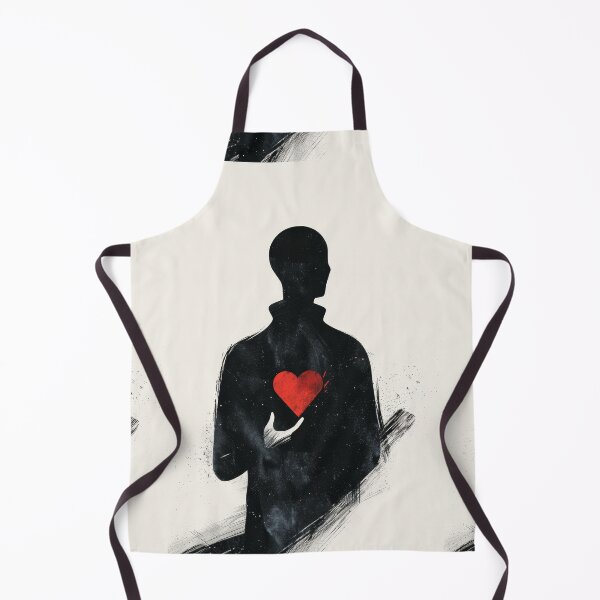 Item preview, Red Heart in Hand - Minimalist Illustration designed and sold by Piotrek0001.