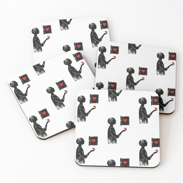 Item preview, Red Heart in Hand - Minimalist Illustration designed and sold by Piotrek0001.