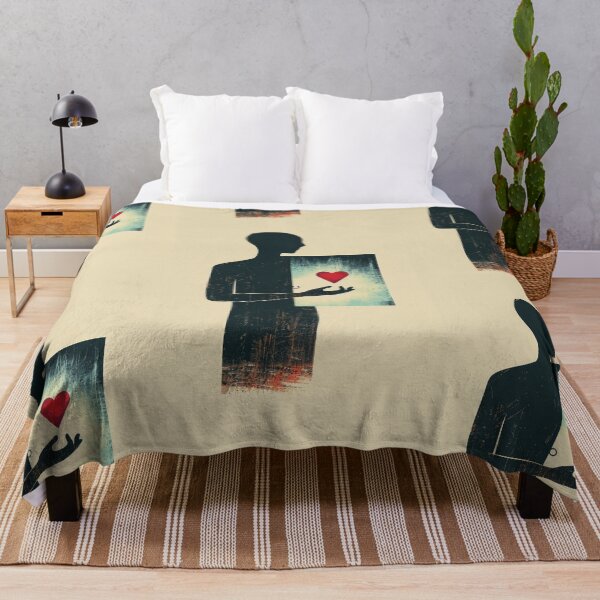 Item preview, Red Heart in Hand - Minimalist Illustration designed and sold by Piotrek0001.