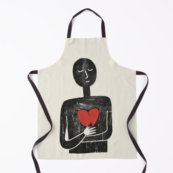 Item preview, Red Heart in Hand - Minimalist Illustration designed and sold by Piotrek0001.