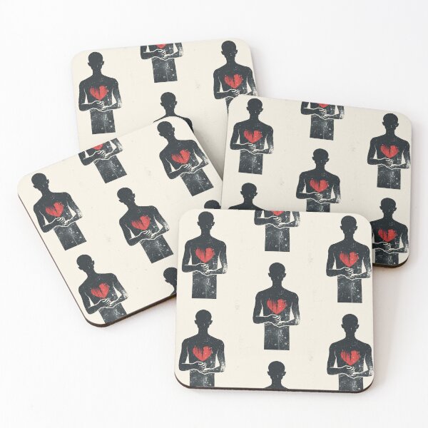 Item preview, Red Heart in Hand - Minimalist Illustration designed and sold by Piotrek0001.