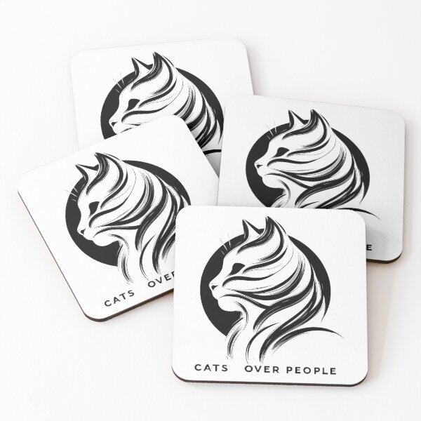 Item preview, Cats Over People striped cat designed and sold by SparkleShack.