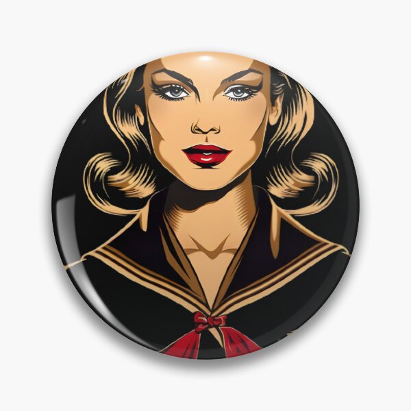 Item preview, Blond Scandinavian Stewardess designed and sold by BasedCanvas.