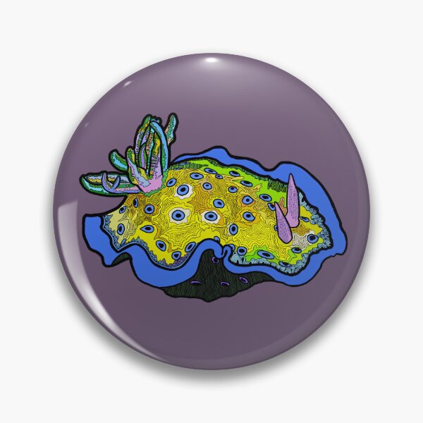 Item preview, Kunie's Chromodoris Sea Slug with Fill Based on Natural Coloration designed and sold by ArtbyDLP.