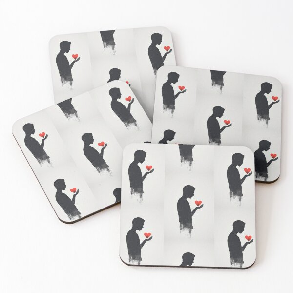 Item preview, Red Heart in Hand - Minimalist Illustration designed and sold by Piotrek0001.