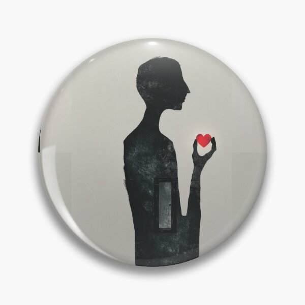 Item preview, Red Heart in Hand - Minimalist Illustration designed and sold by Piotrek0001.