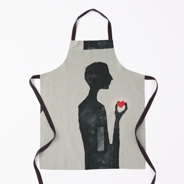 Item preview, Red Heart in Hand - Minimalist Illustration designed and sold by Piotrek0001.