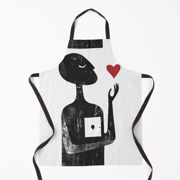 Item preview, Red Heart in Hand - Minimalist Illustration designed and sold by Piotrek0001.