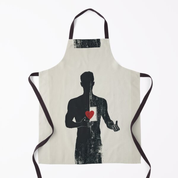 Item preview, Red Heart in Hand - Minimalist Illustration designed and sold by Piotrek0001.