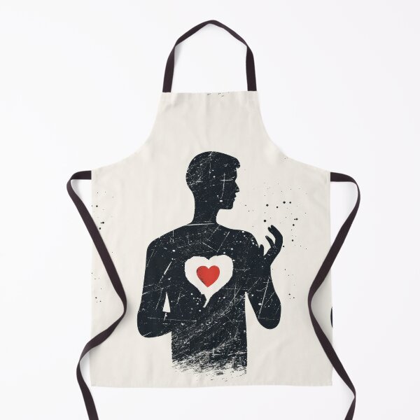 Item preview, Red Heart in Hand - Minimalist Illustration designed and sold by Piotrek0001.