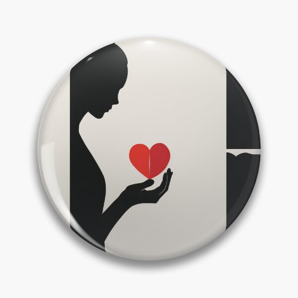 Item preview, Red Heart in Hand - Minimalist Illustration designed and sold by Piotrek0001.