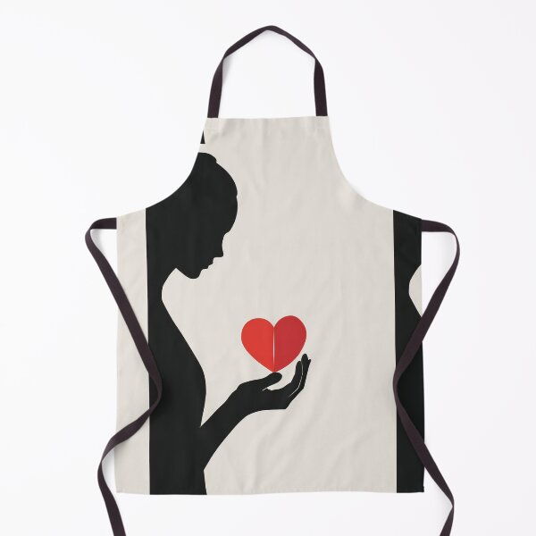 Item preview, Red Heart in Hand - Minimalist Illustration designed and sold by Piotrek0001.