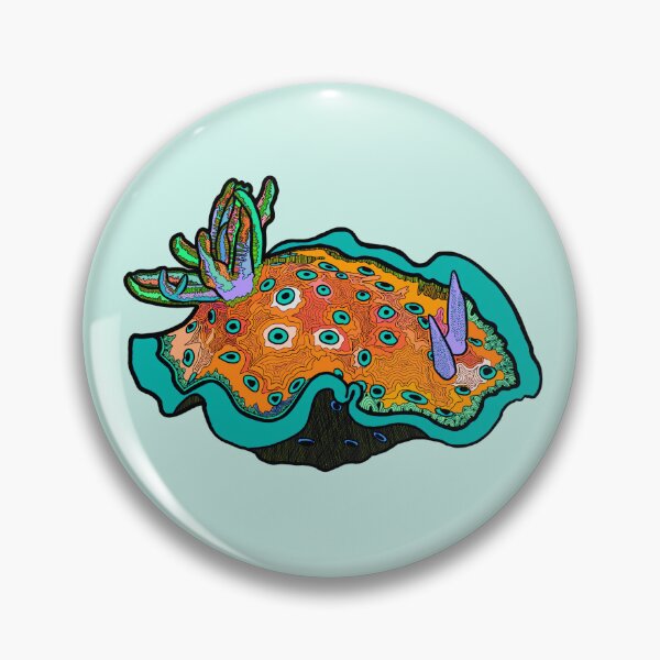 Item preview, Kunie's Chromodoris Sea Slug with Abstract Coloration designed and sold by ArtbyDLP.