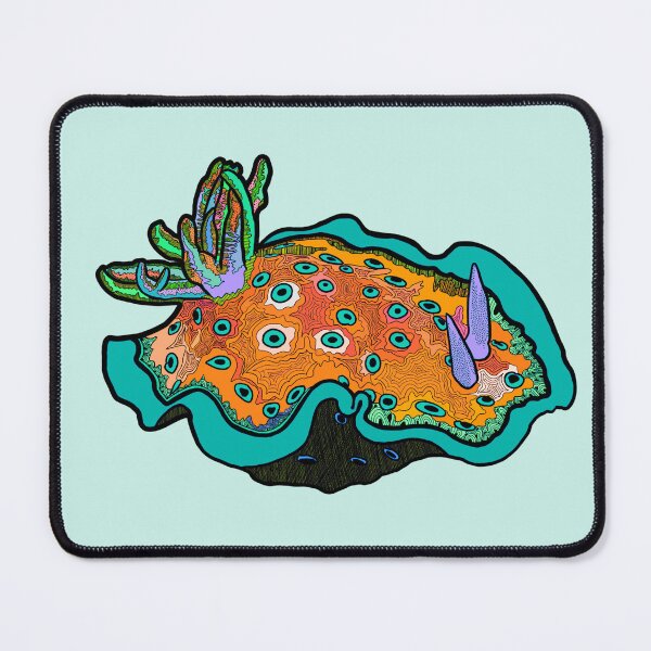Item preview, Kunie's Chromodoris Sea Slug with Abstract Coloration designed and sold by ArtbyDLP.