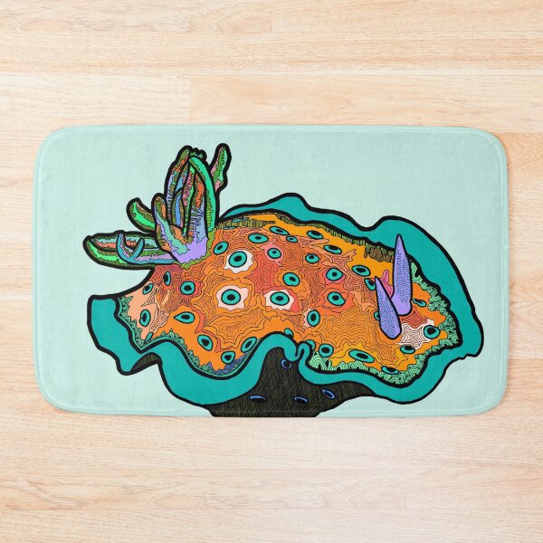 Item preview, Kunie's Chromodoris Sea Slug with Abstract Coloration designed and sold by ArtbyDLP.