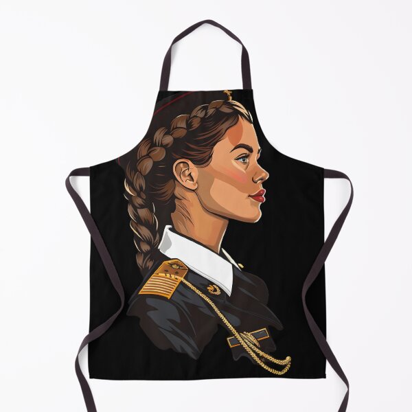 Item preview, Brunette Scandinavian Stewardess designed and sold by BasedCanvas.