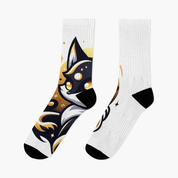 Item preview, Black-Golden Kitsune  3 designed and sold by KitsyShop.