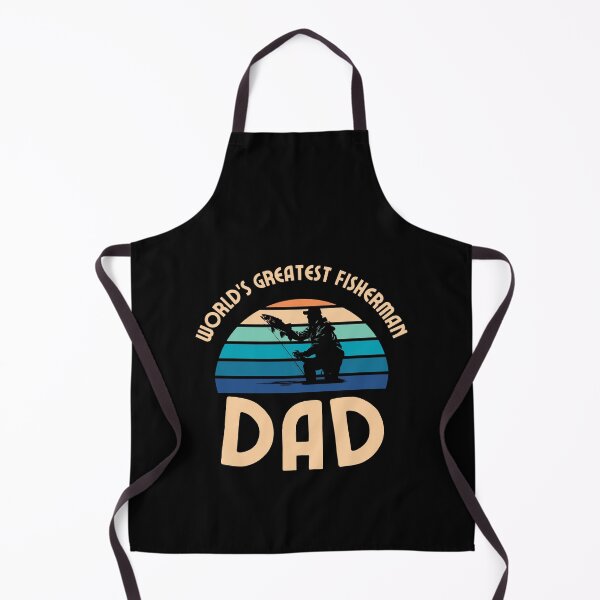 Item preview, "World's Greatest Fisherman Dad" T-Shirt with Sunset Design designed and sold by AI-volution.