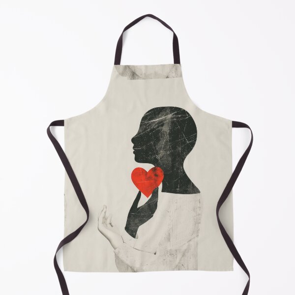 Item preview, Red Heart in Hand - Minimalist Illustration designed and sold by Piotrek0001.