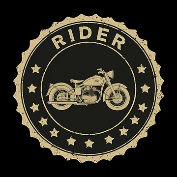 Artwork thumbnail, Motorcycle Rider by HowMonkeyShop