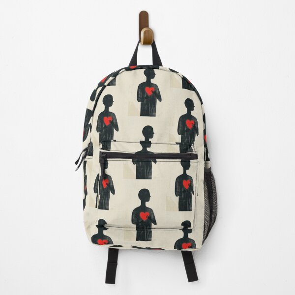 Item preview, Red Heart in Hand - Minimalist Illustration designed and sold by Piotrek0001.