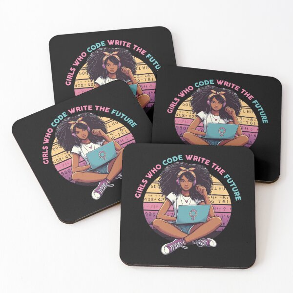 Item preview, Girls Who Code Write the Future, Coding Humor designed and sold by NawalMagdy.