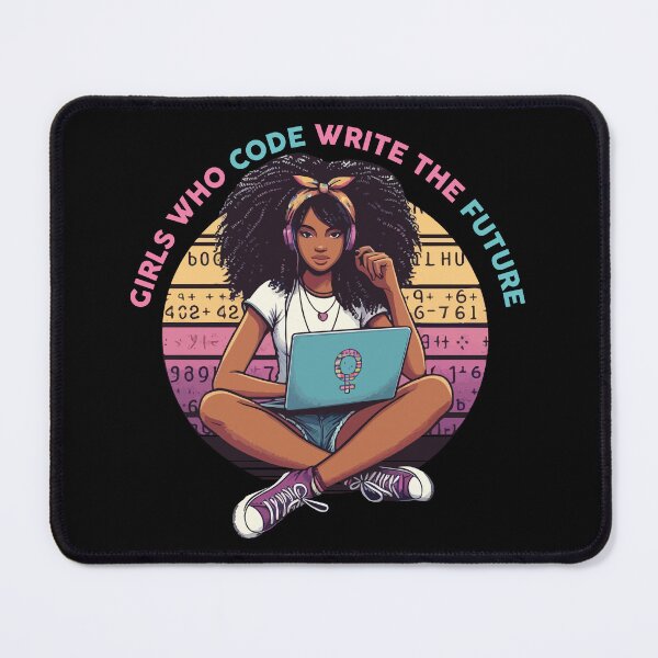 Item preview, Girls Who Code Write the Future, Coding Humor designed and sold by NawalMagdy.