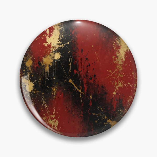 Item preview, Modern red black and gold splash art  designed and sold by PatternPuppy.