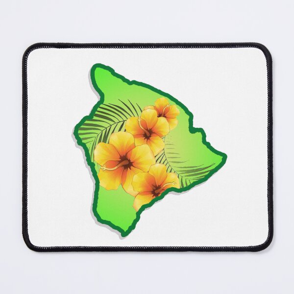 Item preview, Hawaii with State Flower (Yellow Hibiscus) designed and sold by ChefOCreations.