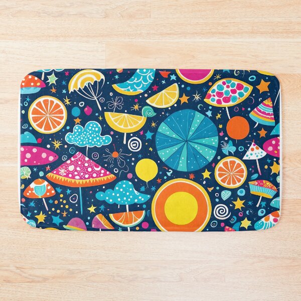 Item preview, Colourful patterns and shaped illustration designed and sold by simaso.