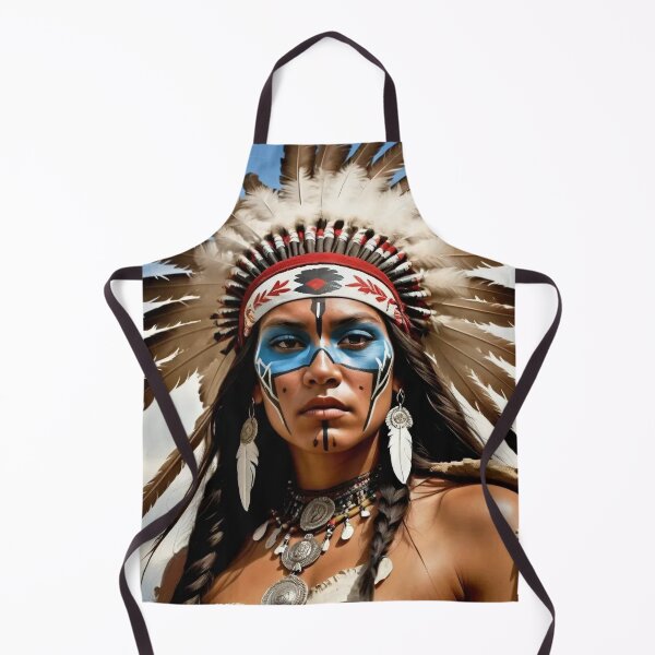 Item preview, Beautiful native American warrior girl designed and sold by metebf.