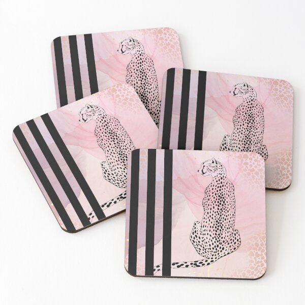 Item preview, Abstract cheetah on pink Marble designed and sold by Neeshki.