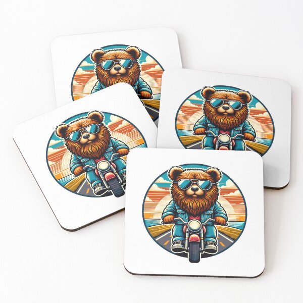 Item preview, Biker Bear designed and sold by ElegantEdgeRA.