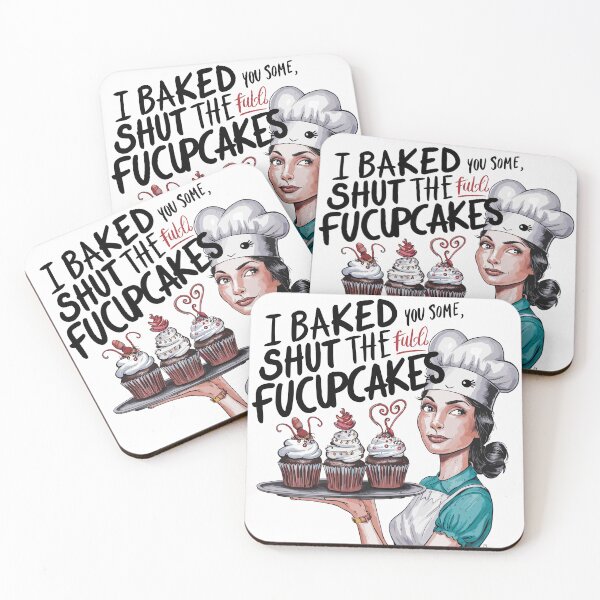 Item preview, "I baked some, shut the fucupcake designed and sold by Teemajestic.