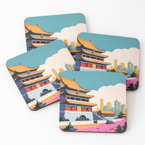 Item preview, Beijing, China, design in pop art style designed and sold by CreativeSparkzz.