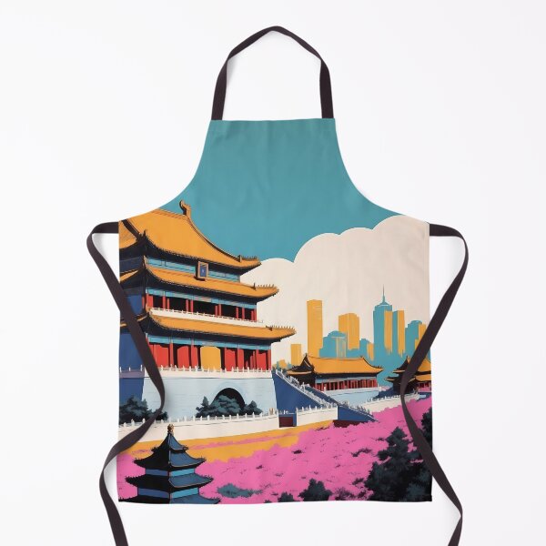 Item preview, Beijing, China, design in pop art style designed and sold by CreativeSparkzz.