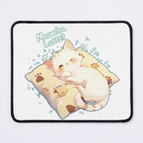 Item preview, Meowcha Latte designed and sold by DabrowskiDesign.
