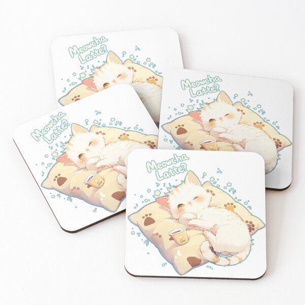 Item preview, Meowcha Latte designed and sold by DabrowskiDesign.