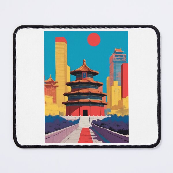 Item preview, Beijing, China, design in pop art style designed and sold by CreativeSparkzz.