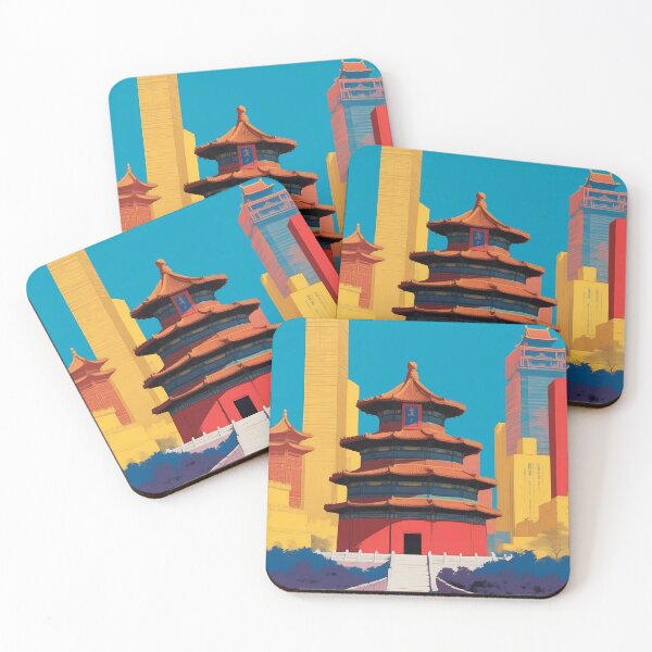 Item preview, Beijing, China, design in pop art style designed and sold by CreativeSparkzz.