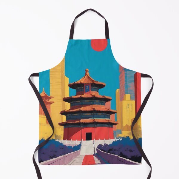 Item preview, Beijing, China, design in pop art style designed and sold by CreativeSparkzz.