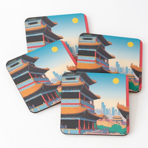 Item preview, Beijing, China, design in pop art style designed and sold by CreativeSparkzz.