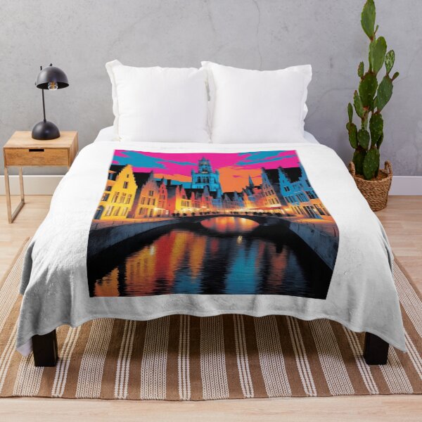 Item preview, Bruges, Belgium, design in pop art style designed and sold by CreativeSparkzz.