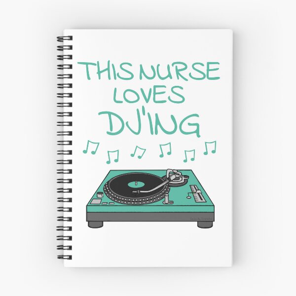Item preview, This Nurse Loves DJ'ing, DJ Music Producer Musician designed and sold by doodlerob.